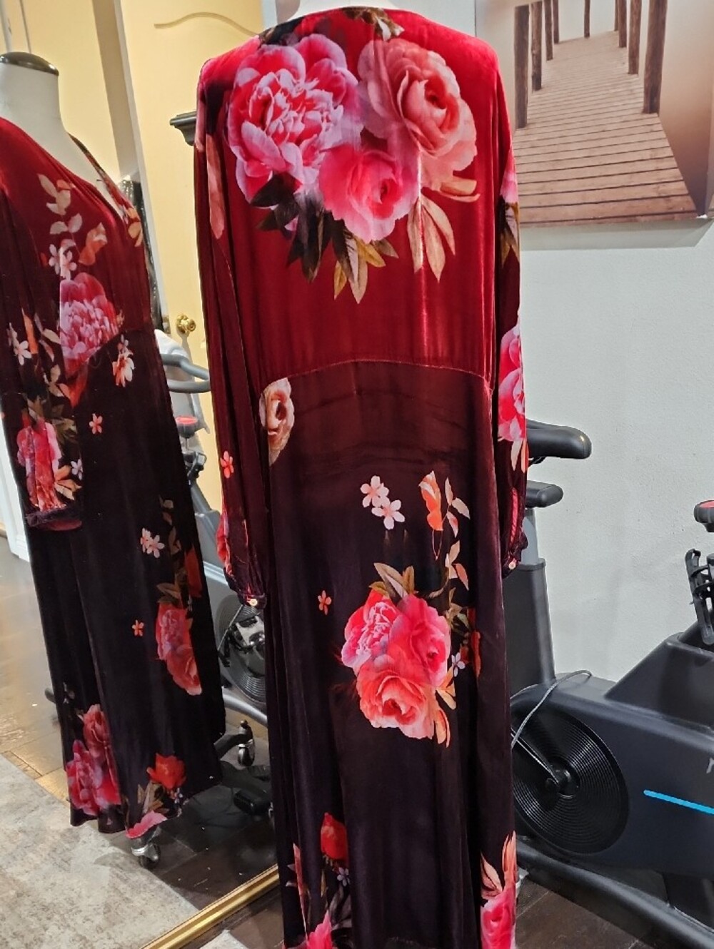 Johnny WAS Efforless Silk Blend Midi Dress - Picture 3 of 6